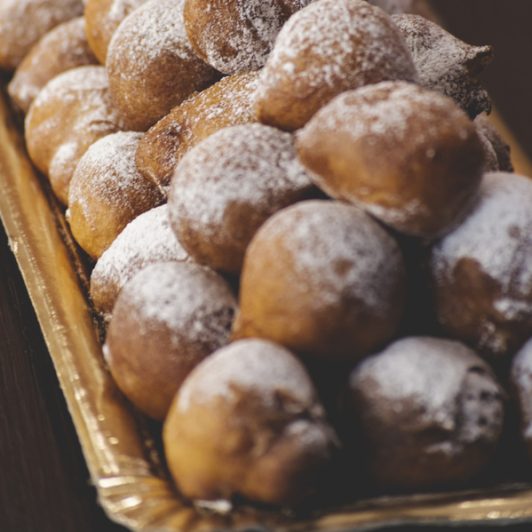 buñuelos caseros de nata