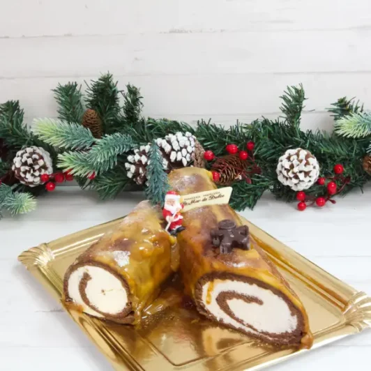 Tronco Navidad tradicional Yema Tostada