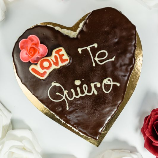 Tarta San Valentin Zaragoza Chocolate