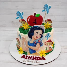 Tarta cumpleaños Blancanieves