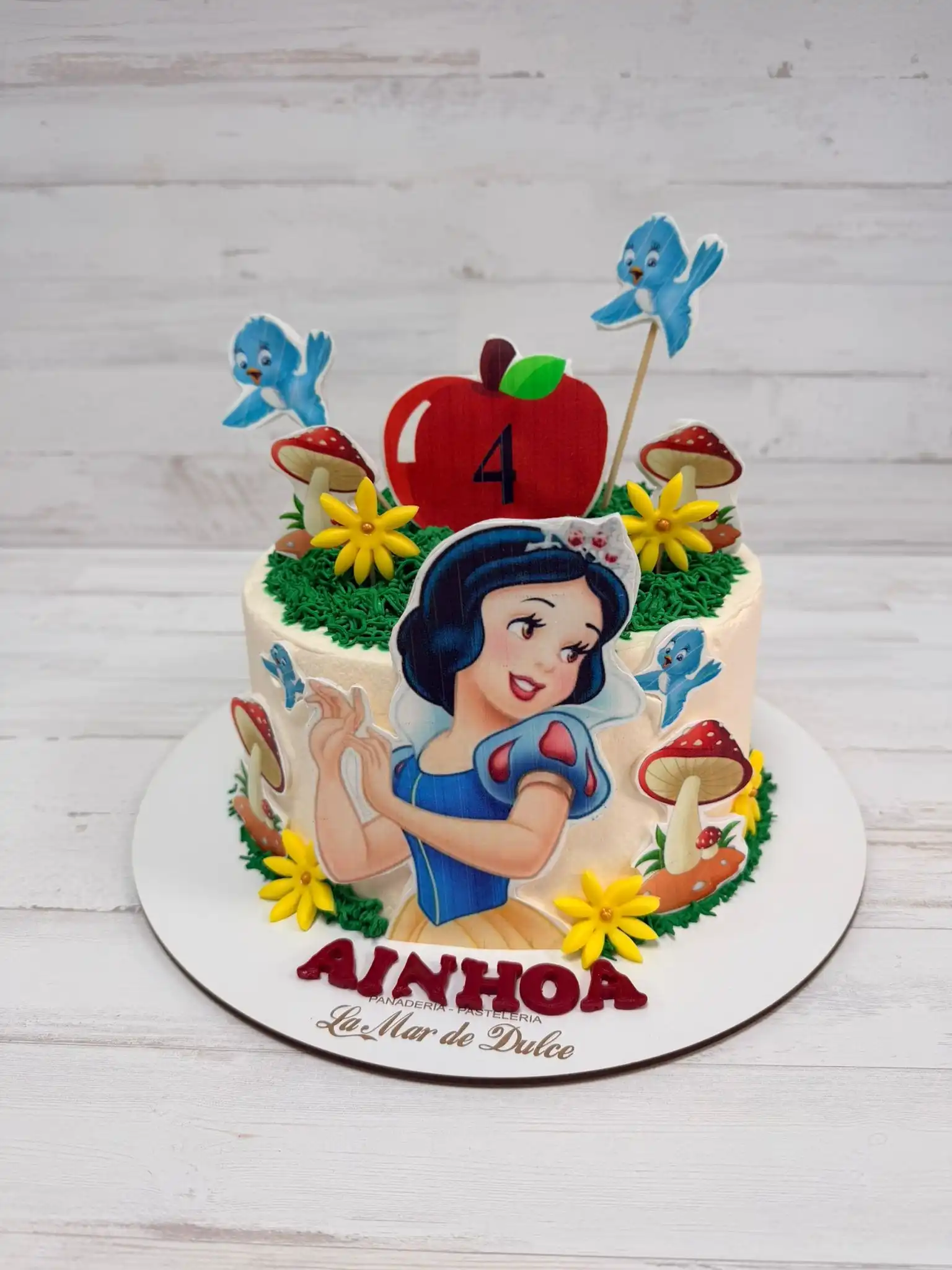 Tarta cumpleaños Blancanieves