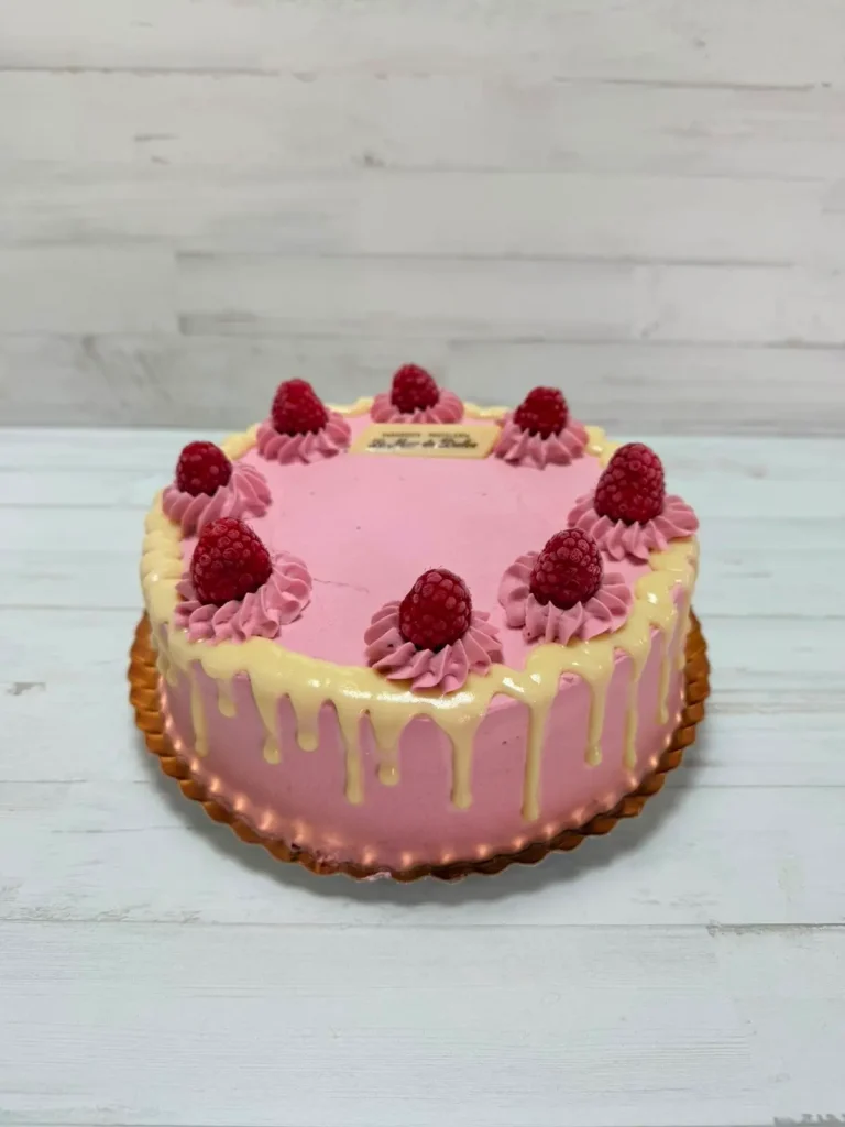 tarta de frambuesa