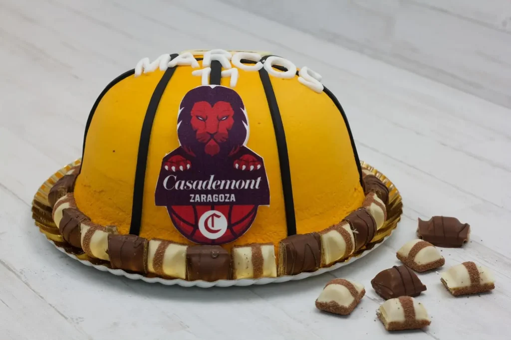 tarta de baloncesto