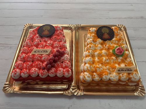 Manto Red Velvet y carrot cake